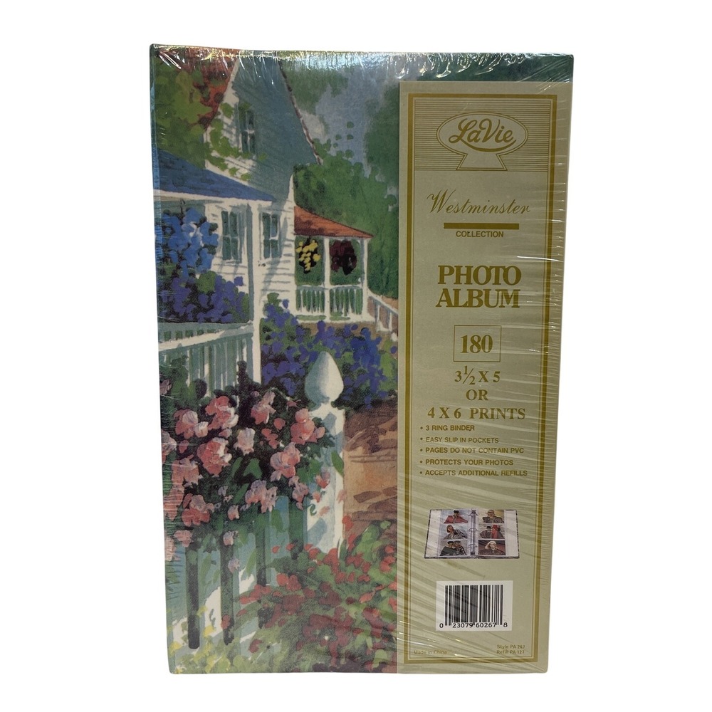 LaVie Westminster Collection Photo Album 180 3.5x5 or 4x6 Prints‎ 3-Ring Binder